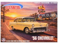 SKILL 3 MODEL KIT 1956 CHEVROLET BEL AIR “ROUTE 66” 1/25 BY ATLANTIS ALM-1391