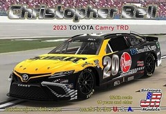 Salvinos Chris Bell 2023 Toyota Camry TRD #20 DeWalt – Plastic Model Race Car