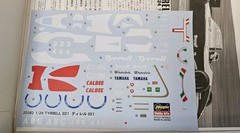 2019 Hasegawa 20393 Tyrrell 021 1993 Japanese Grand Prix 1:24 Kit – Open Box