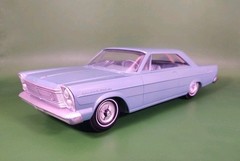 1965 Ford Galaxie 500 XL Dealership Promo Car 1:25 SCALE 8.25×3″