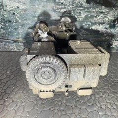 A Bridge Too Far ! British PARATROOPERS WILLYS JEEP COMMANDO CAR Vickers MGun!!