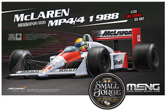 Meng CS-007. McLaren MP4/4 1988 Formula 1 Racing Car. Scale 1:24 NEW
