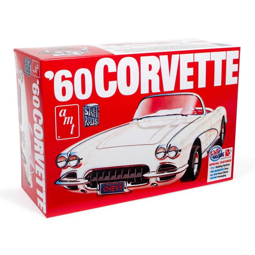 AMT 1960 Chevrolet Corvette 1/25 AMT1374 Plastics Car/Truck 1/24-1/25