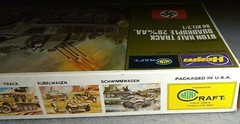 Hasegawa / Mini Craft 1/72 scale 8 Ton Half Track Quadruple 20mm -complete kit-