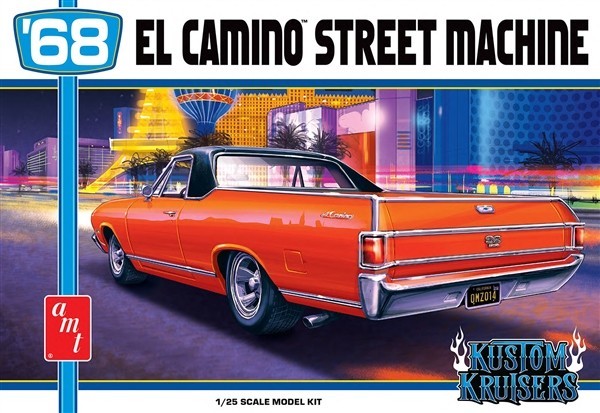 AMT 1484 ’68 El Camino Street Machine 1/25 model kit