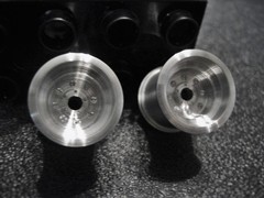 Scale Repro’s Plus 8001 1/24,1/25 Machined Aluminum Rear Rims/ 8 Hole Cluster