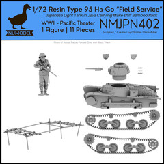NUMODEL NMJPN402 | 1/72 Resin WWII IJA Type 95 Ha-Go Light Tank “Field Service”