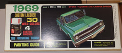 RARE AMT# Y925 200 1969 CHEVROLET FLEETSIDE Model – Box & Instructions only