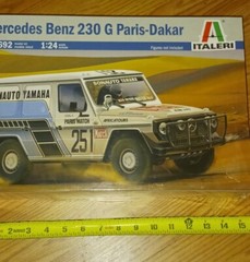 MERCEDES-BENZ 230 G PARIS-DAKAR MODEL KIT ORIGINAL FACTORY SEALED 1:24 ITALERI