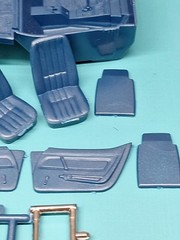 Revell AMT Ertl Monogram MPC 1/25 Model Part 1969 Corvette Complete Interior
