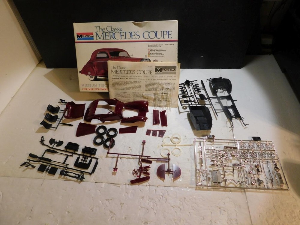 Monogram 1:24 #2304 1936 Classic Mercedes Coupe 540K OBC