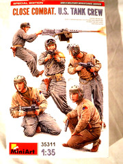 1/35 MiniArt 5 US GI’s / Tankers Close Combat US Tank Crew # 35311