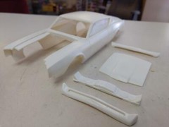 SMH Resins 69 Mercury Cyclone W nose 1/25 resin body