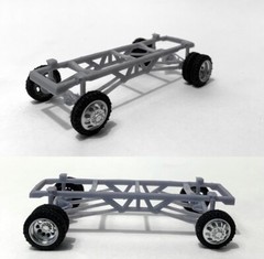 1:64 Lifted Truck Frame For Chevy Dually(Body And Wheels Not Included)