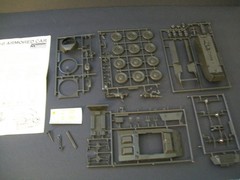 Vintage Monogram M-8 Armored Car 1/35 Scale Model Kit 99% Complete / Unassembled