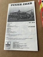 WWII ESCI 1:72 Jagdpanzer IV German Tank Open Box, Sealed Model Kit# 8319