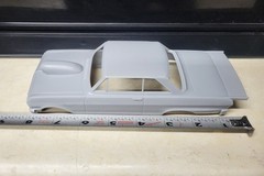 1/24 scale resin 3d printed Outlaw 1965 Chevy II Nova drag body model slot car
