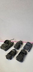 WW2 German Military Vehicle Lot Built Painted 1/35 Marder Sd.Kfz 232 Kubelwagen
