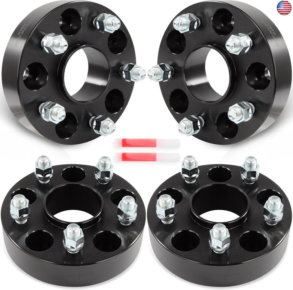 SCITOO 4Pcs Wheel Spacers 1.5″ 5×120 Bore 66.9mm Studs 14×1.5 5Lug Wheel