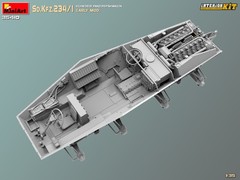 MiniArt 1/35 German Sd.Kfz. 234/1 Early Model Interior Kit #35410