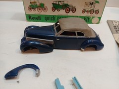 Revell Highway Pioneers Jaguar, Gowland 36 Cord, Rolls Royce Model Kit Parts Lot