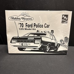 M15b sealed Hobby Heaven ‘70 Ford Police Car 1/25 AMT Ertl Model Kit #6499
