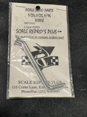 Scale Repro’s Plus SRP5001 Lake Pipes Metal Silver 1/24 1/25 1/16