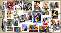 Diorama/Model Accessory – 1/48 German Ad Posters, Various Sizes #1 – WW2