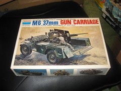 MIB M6 37mm Gun Carriage by Peerless Max in 1/35 scale from 1970s