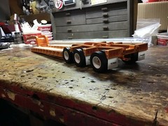 1/24-1/25 Scale Truck Trailer Model Accessories Lowboy Trailer Suspension