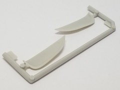 1958 Edsel Pacer FENDER SKIRTS from AMT 1:25 Model Kit 58