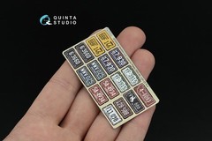 Quinta Studio 1/24 1/25 Metal License Plates CA CO NV WA HI WY MT ID Photoetch