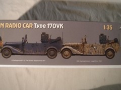 1/35 MiniArt Models German Kfz 2 Radio Car Type 170VK Funk Wagen PE Parts #35488