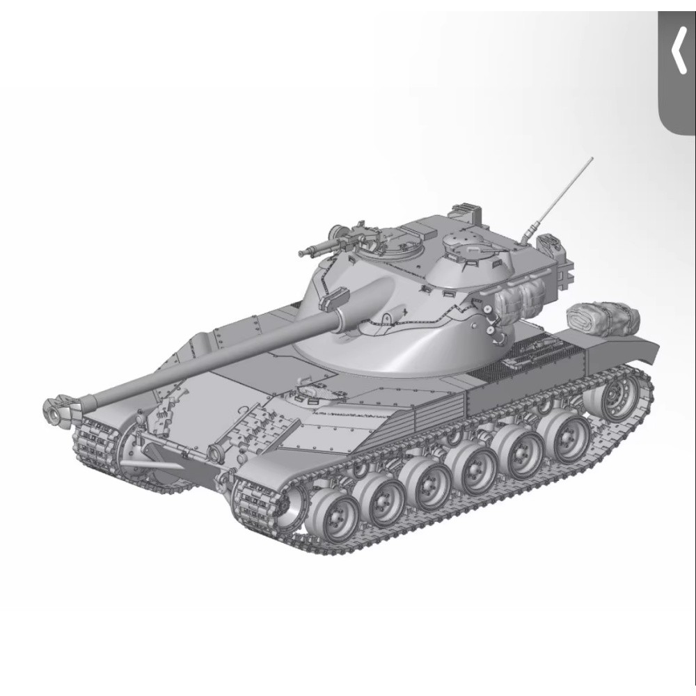 3d Printed 1/48 Austrian “Edelweiss” Tank Unpainted Kit