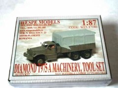 Diamond T975A Machinery Tool Truck Set. Wespe 87080 New 1/87 Unfinished Kit