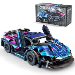 Cyber Style Race Car Model Kits for Adults – DIY Building Set, Racing Fun