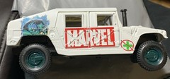 Marvel Dr. Doom Humvee Model Kit 2002 Vintage Missing 2 Wheels