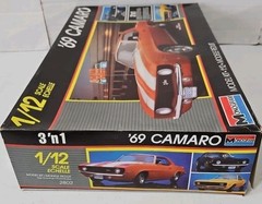 Monogram ’69 Camaro 1:12 Model Car Kit 3 ‘n 1 Stock Strip Street 1988 NEW