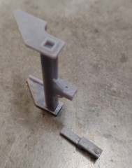 3D Printed 1/25 Reese Trailer Hitch and Receiver