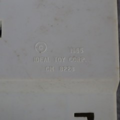 VTG 1/43 SLOT CAR MOTORIFIC BLUE JAGUAR XKE BY IDEAL 1960’S HONG KONG NEW