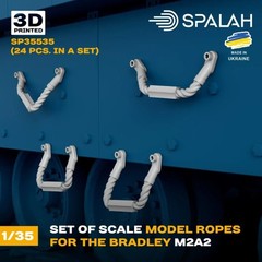 SPALAH 35535 1/35 Set of scale models “Ropes for the Bradley M2A2”, (24 pcs.)