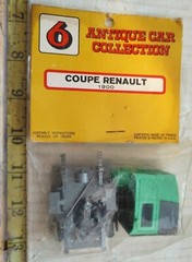 VINTAGE ANTIQUE CAR COLLECTION COUPE RENAULT 1900 MADE IN FRANCE