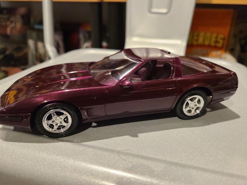 1995 AMT/ERTL Chevrolet CORVETTE ZR-1 Dealer PROMO Purple Metallic 1:25 No Box
