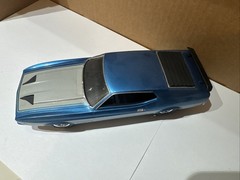 1971 Ford Mustang Boss 351 1/25 Scale Built Model. Free Shipping