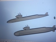 3D Printed 1 /700 China’s 039C conventional submarine Unpainted /1PC
