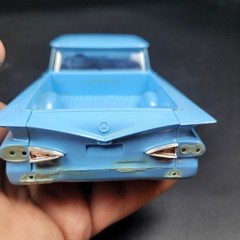 Vintage, AMT, 1959 EL CAMINO, 3 in 1 Kit, Trophy Series, 1:25, 2759-150 Parts