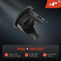 A-Premium 4-PC Rear Inner & Outer Parking Assist Sensor Retainer Bezels