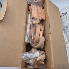 Vintage Wooden Antique Car Model Kit – 1935 Auburn – P/N 17673 – 15″ DIY Craft S