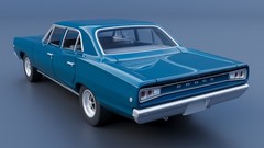 ABS-LIKE RESIN 3D PRINTED 1/25 1968 DODGE CORONET 4-DOOR FULL KIT