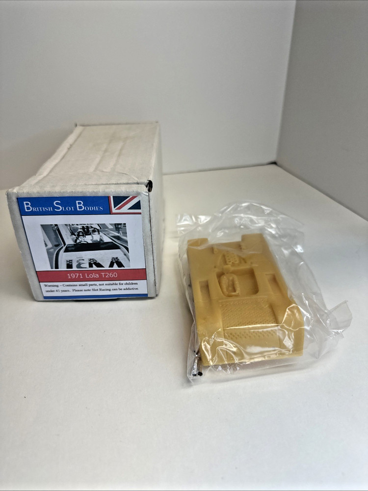 BSB 1/32 SCALE LOLA T260 JACKIE STEWART 71 ST JOVITE CAN-AM RESIN SLOT CAR BODY